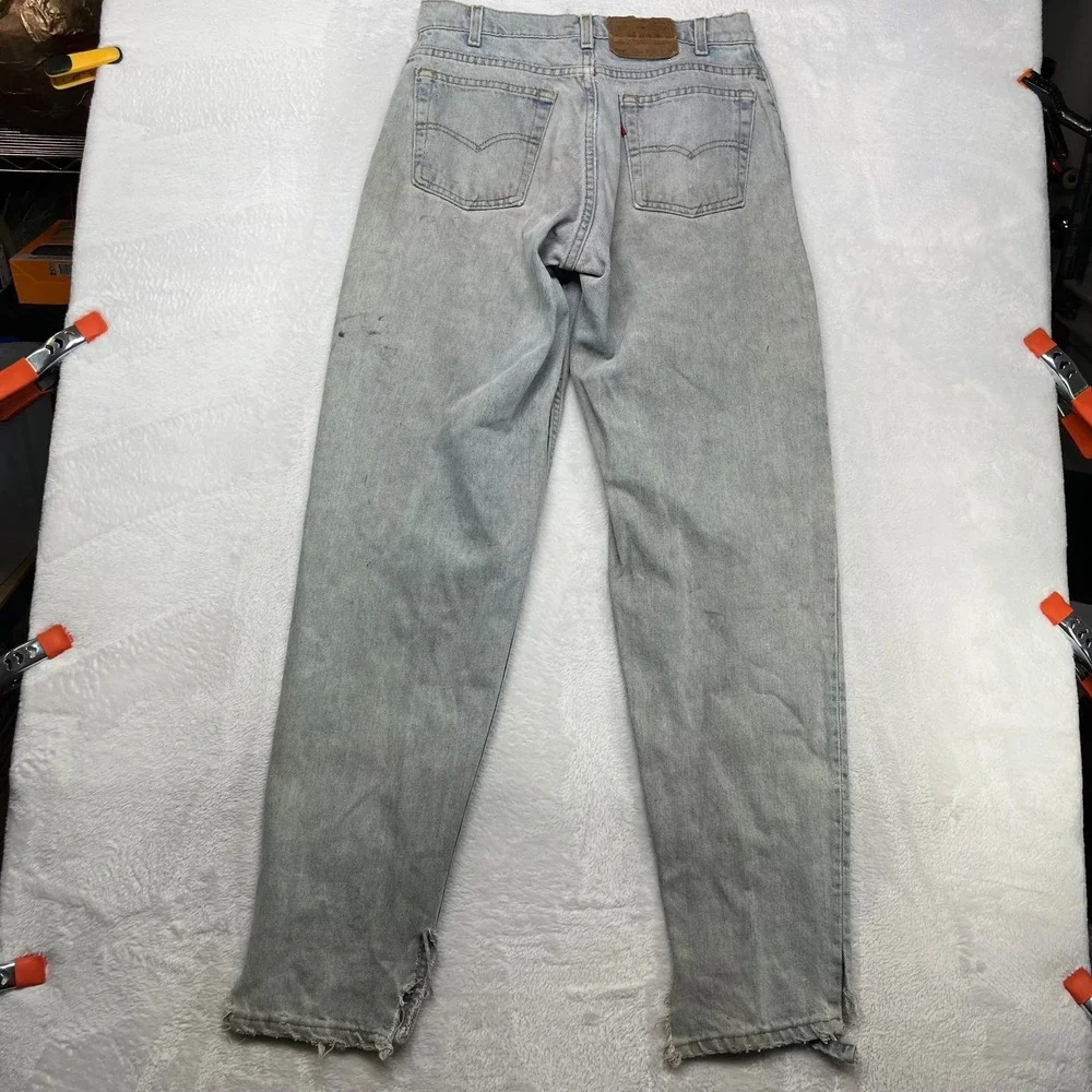 Vintage Levi's 560 Relaxed Fit Tapered Leg Jeans Mens 29X33.5 Blue Denim - Flaws